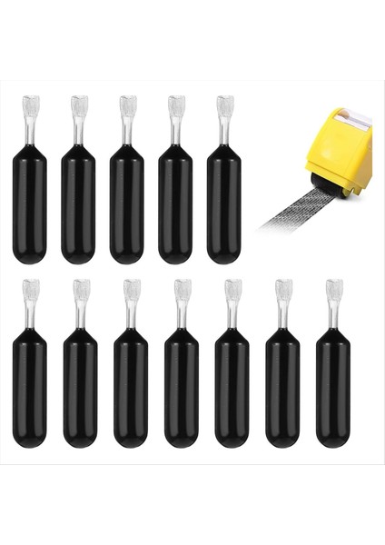 Kişisel Posta Adresini Kapsamak Için Kimlik Damgası Silindiri Yeniden Doldurma Mürekkebiniz Için 12 Adet Mürekkep Yeniden Doldurma (Yurt Dışından)