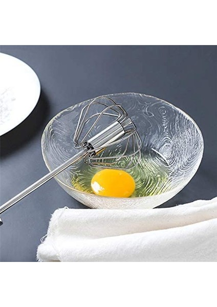 Paslanmaz Çelik Yarı Otomatik Yumurta Çırpma - 3pcs El Push Döner Çırpma Blender (Mavi) (Yurt Dışından) fırsatları