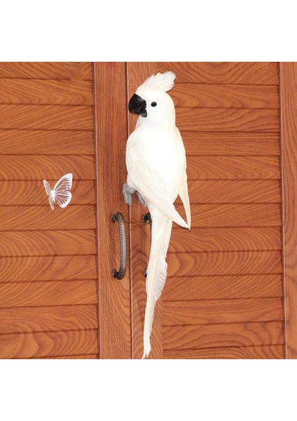 35CM Köpük Tüy Macai Çim Bebek Dekorasyonu Hayvan Kuş Bahçesi Dekopları Dekorasyon Simülasyon Parrot Manuel Parrot (Yurt Dışından) fiyatları