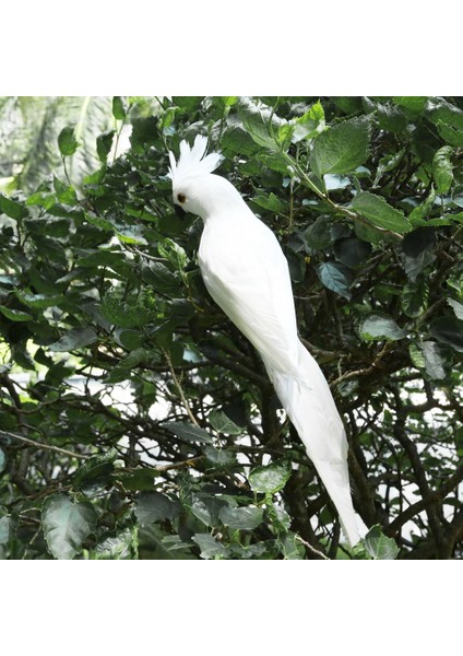 35CM Köpük Tüy Macai Çim Bebek Dekorasyonu Hayvan Kuş Bahçesi Dekopları Dekorasyon Simülasyon Parrot Manuel Parrot (Yurt Dışından) fırsatları