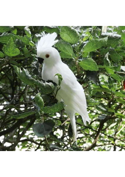 35CM Köpük Tüy Macai Çim Bebek Dekorasyonu Hayvan Kuş Bahçesi Dekopları Dekorasyon Simülasyon Parrot Manuel Parrot (Yurt Dışından) indirimleri
