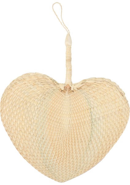 Havalı Bebek Sivrisinek Kovucu Fan Yaz Manuel Saman El Fan Palmiye Yaprağı (Yurt Dışından)