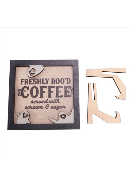 Cadılar Bayramı Dekoru Kadınlar Için Cadılar Bayramı Hediyeleri Standlı Kahve Ahşap Plak Cadılar Bayramı Için Ev Dekoru Ahşap Işaret (Yurt Dışından) modelleri