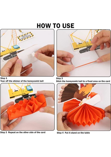 7 Pcs Kamyon Tema Partisi Süslemeleri Inşaat Petek Centerpieces Çocuklar Için Tablo Toppers Doğum Günü Tema Partisi (Yurt Dışından) modelleri