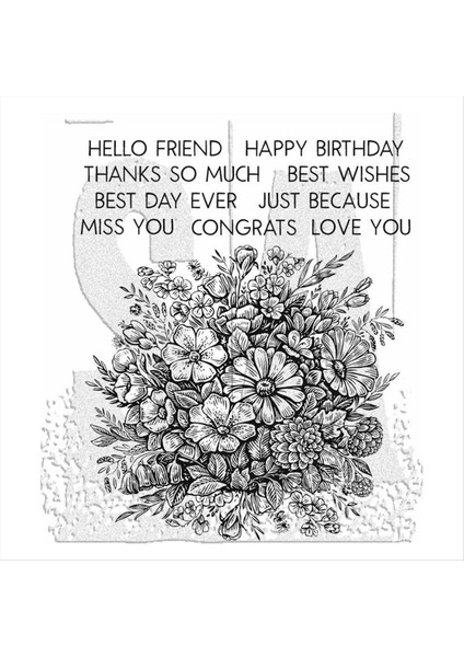 Kart Yapma Desenleri Için Açık Damga Sevgililer Günü Noel Tatil Kartları ve Dıy Scrapbook Gazetecilik TH52 (Yurt Dışından)