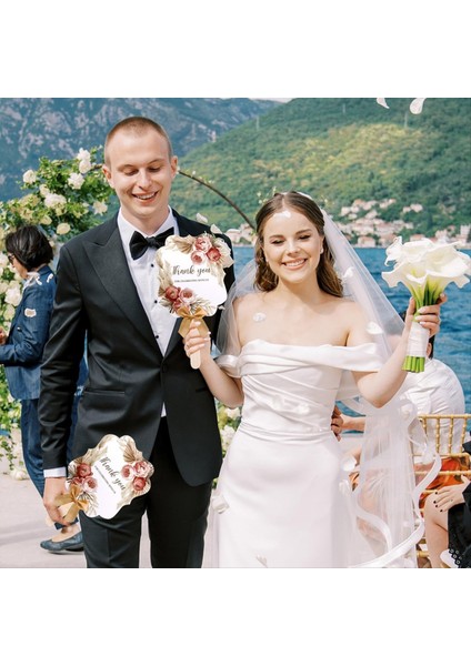 20 Adet Konuk Gelin Duş Için Düğün Hayranları Gelin Düğün Bebek Duş Partisi Dekorasyon Için Düğün El Hayranları (Yurt Dışından) fırsatları