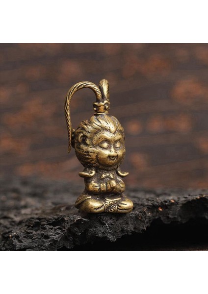 3x Bakır Maymun Kral Heykelcik Güneş Wukong Heykel Dekor Balık Tank Süsleri Ev Taşınmasız Ev Dekor Araba Dekorasyon (Yurt Dışından) modelleri