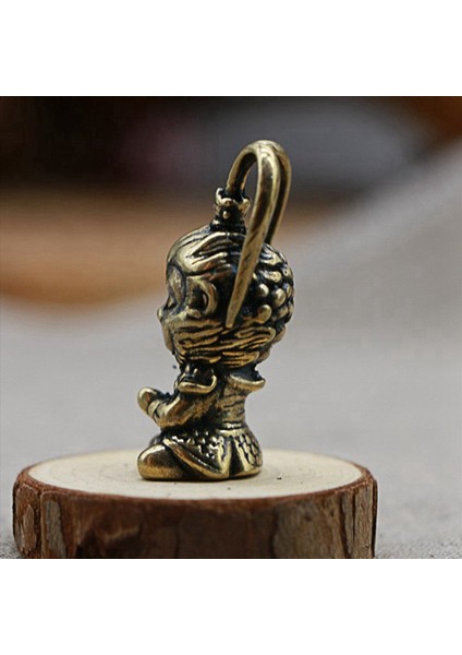3x Bakır Maymun Kral Heykelcik Güneş Wukong Heykel Dekor Balık Tank Süsleri Ev Taşınmasız Ev Dekor Araba Dekorasyon (Yurt Dışından) indirimleri