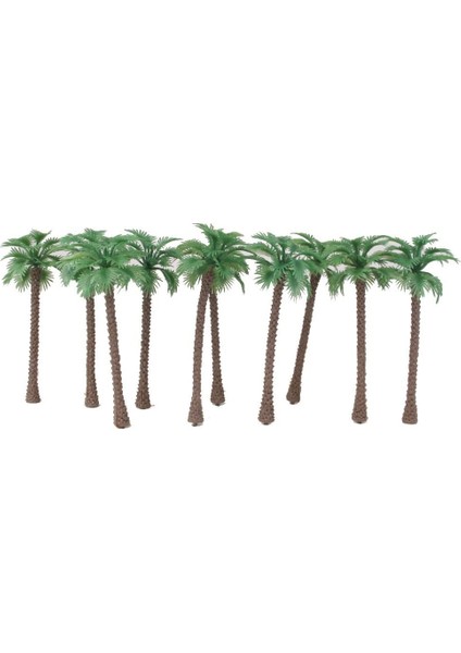 40 Pcs Hindistan Cevizi Palmiye Model Ağaçları/manzara Modeli Plastik Yapay Düzen Yağmur Ormanı Diorama (Yurt Dışından) modelleri