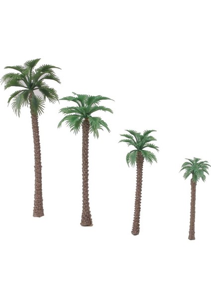 40 Pcs Hindistan Cevizi Palmiye Model Ağaçları/manzara Modeli Plastik Yapay Düzen Yağmur Ormanı Diorama (Yurt Dışından) indirimleri