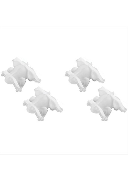 4pcs Kurbağalar Şekil Reçine Kalıpları Hayvan Silikon Kalıpları 3D Epoksi Döküm Için Sevimli Reçine Kalıpları (Yurt Dışından)