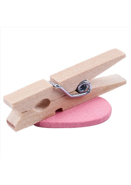 Mini Aşk Kalp Şekli Ahşap Klipler Mesaj Fotoğraf Sahibi Albüm Kartı Kağıt Mandalları Dekor Fotoğrafçılığı - Pembe 60 Adet (Yurt Dışından) fırsatları