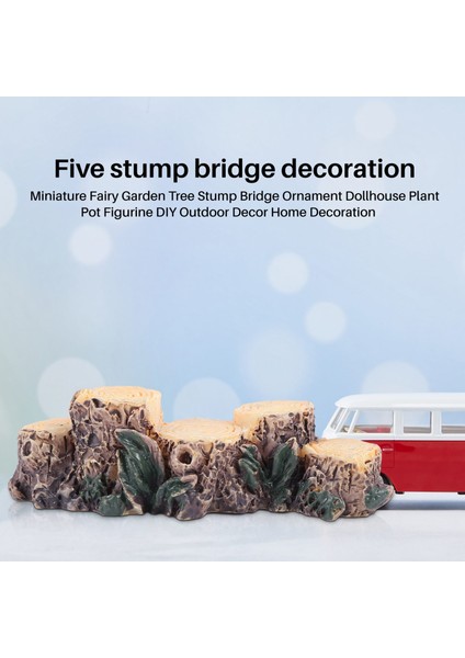 Minyatür Peri Bahçe Ağacı Güdük Köprü Ornament Bebek Binası Bitki Pot Figürin Diy Açık Dekor Ev Dekorasyon (Yurt Dışından) modelleri