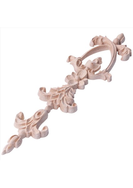 8x Ahşap Oyma Köşe Onlay Aplike Boyasız Çerçeve Çıkartma Ev Dekoru 25X6CM (Yurt Dışından) fırsatları