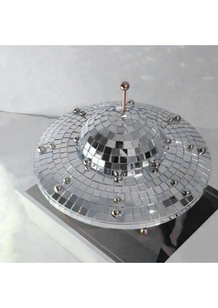Ayna Yansıtıcı Toplar Disko Topu Ufo Sevimli Masa Aksesuarları Minyatür Öğeler Ev Dekorasyon Estetik Modern Altın (Yurt Dışından) fiyatları