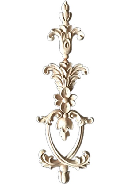 1x Kauçuk Ahşap Oyma Assqurice Vintage Mobilya El Sanatları Dekor 3 &amp 1x Bitki Ahşap Oyma Köşe Aplike Dekorasyon Çerçevesi (Yurt Dışından) fiyatları