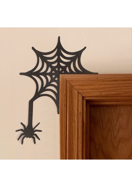Cadılar Bayramı Kapı Köşe Işareti Dekorasyon Örümcek Net Kapı Köşesi Dekorasyon Aile Kapı Köşesi Dekorasyonu (Yurt Dışından) fiyatları