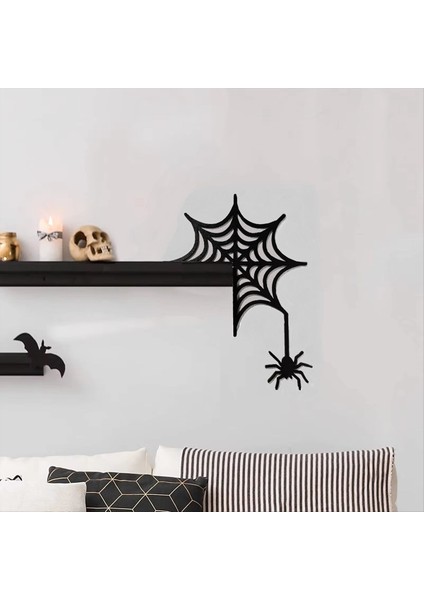 Cadılar Bayramı Kapı Köşe Işareti Dekorasyon Örümcek Net Kapı Köşesi Dekorasyon Aile Kapı Köşesi Dekorasyonu (Yurt Dışından) fırsatları