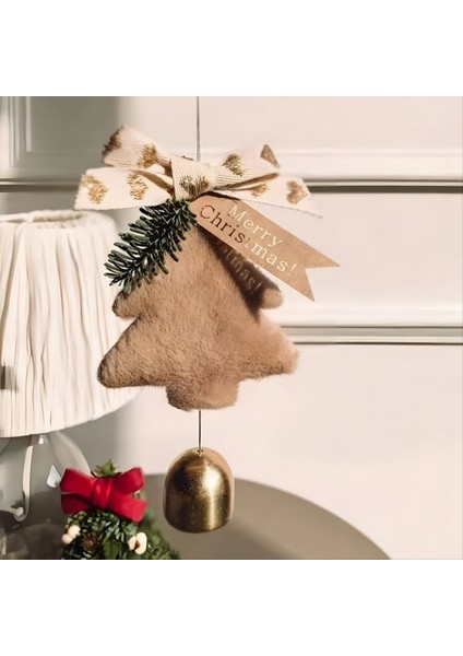 Noel Ağacı Kolye Mutlu Yıllar Bell Kolyesi Mutlu Noeller Ev Dekorasyonları Noel Süsler Çift Hediyeler A (Yurt Dışından) fırsatları