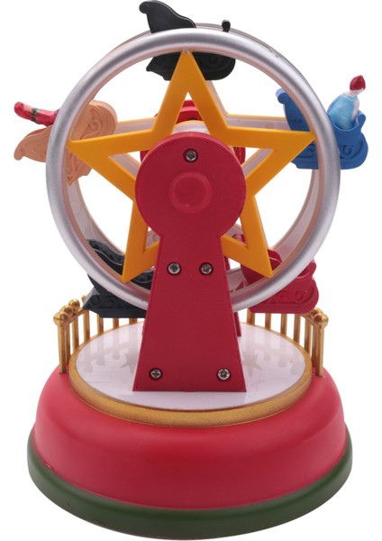Noel Parlayan Müzik Carousel Ferris Wheel Noel Hediyeleri Noel Arifesi Hediyeler Noel Süsler Ev Dekorasyon Hediyeleri B (Yurt Dışından)