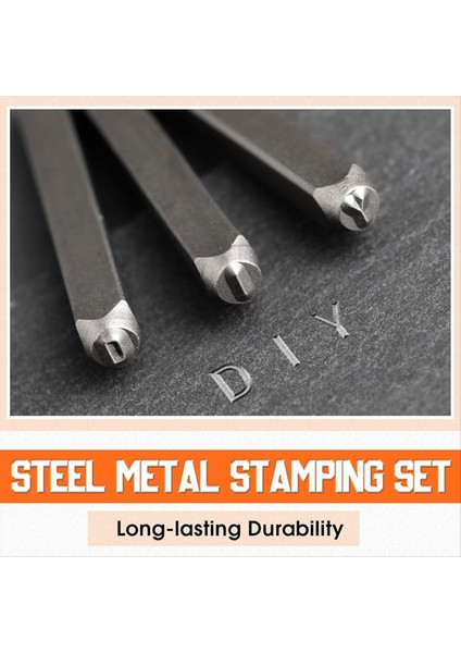 36 Pcs Çelik Metal Damgalama Seti 1/8 Inç (3mm) 50 Adet Alüminyum Bitki Etiketi Çelik Numarası ve Harf Damgası Alet Kiti (Yurt Dışından) fırsatları