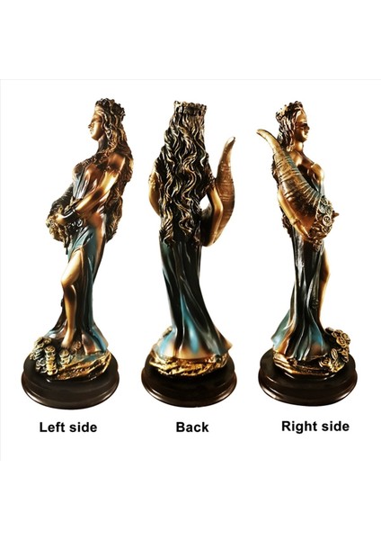 4x Göz Kaşdaş Fortuna Heykeli Antik Yunan Roman Tanrıçası Fortune Vintage Blue Luck Heykel Şans Dekorasyonları (Yurt Dışından) indirimleri