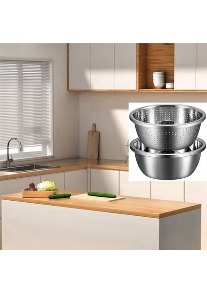 Mikro Gözenekli Kevgir, Sebze, Meyve ve Pirinç Yıkamak ve Pişmiş Makarnayı Boşaltmak Için Kase ile Kapasite. (Yurt Dışından) modelleri