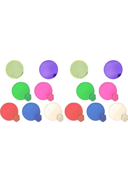 2x Katlanabilir Yuvarlak Fan-Mavi (Yurt Dışından)