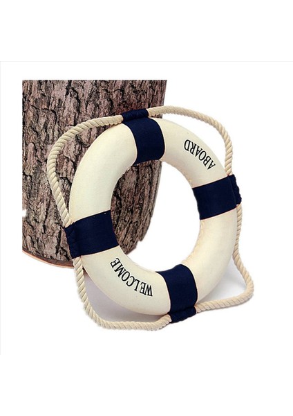 5x Gemide Hoş Geldiniz Köpük Nautical Life Lifebuoy Yüzük Tekne Duvar Ev Dekorasyon Mavi 50 cm Asmak (Yurt Dışından) modelleri