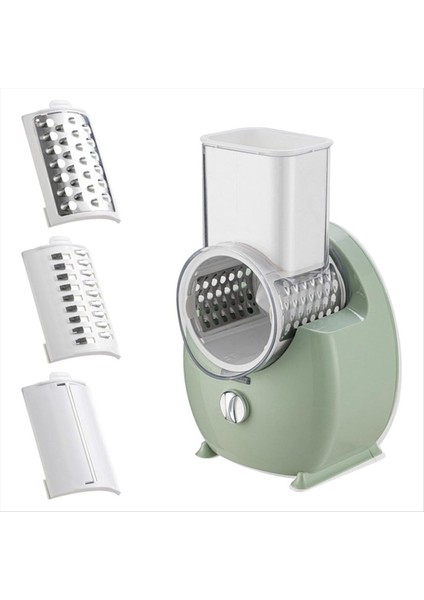 3 arada elektrikli dönen sebze dilimleyici, usb dilimleyici, otomatik kıyıcı, 3 bıçakla ezilmiş grater, sebze kesici (Yurt Dışından)