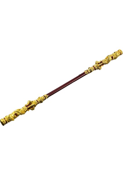 Black Myth Wukong Ruyi Personel Dövüş Sanatları Bo Personel Oyun Koleksiyon Masa Odası Dekorasyon Hediyesi Altın (Yurt Dışından)