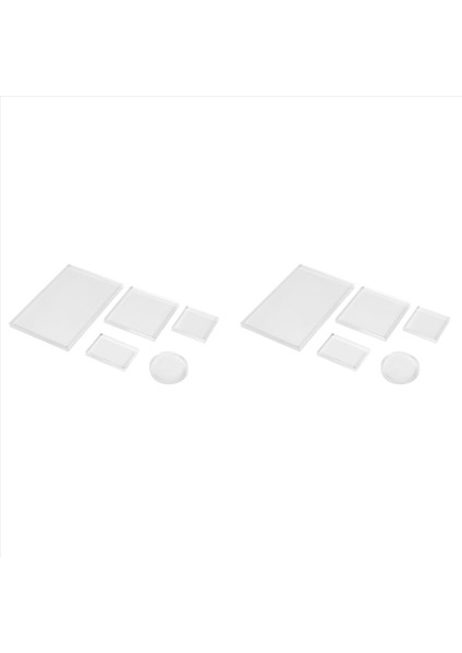 Şeffaf Akrilik Damga Ped Için 10 Adet Temiz Damga Akrilik Blok Seti Dıy Scrapbooking Net Akrilik Ekran Yükseltici Standları (Yurt Dışından) fiyatları