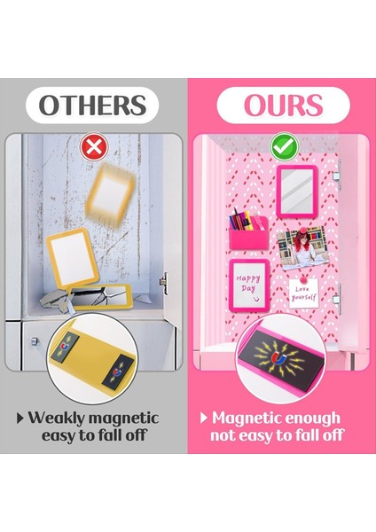 Soyunma Aksesuarı Kit-Girl Okula Geri Tedarik Manyetik Beyaz Tahta Aynası Kuru Sil Marker Tutucu ve Okul Tedarik B (Yurt Dışından) modelleri