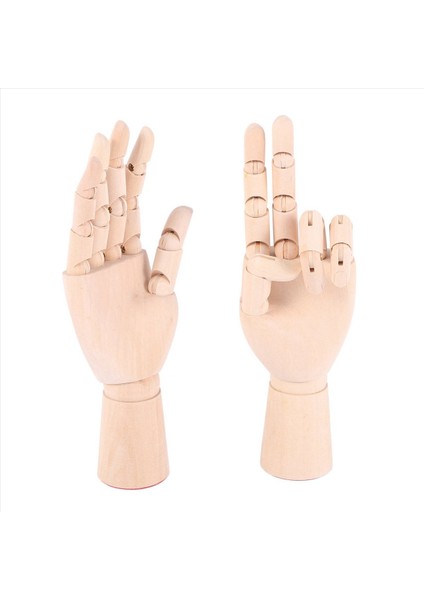 3x 7inç Ahşap Bölümlü Karşı Mafsallı Sol/sağ El Figürü Manikin El Modeli Çizim Eskiz Boyama (Yurt Dışından) indirimleri