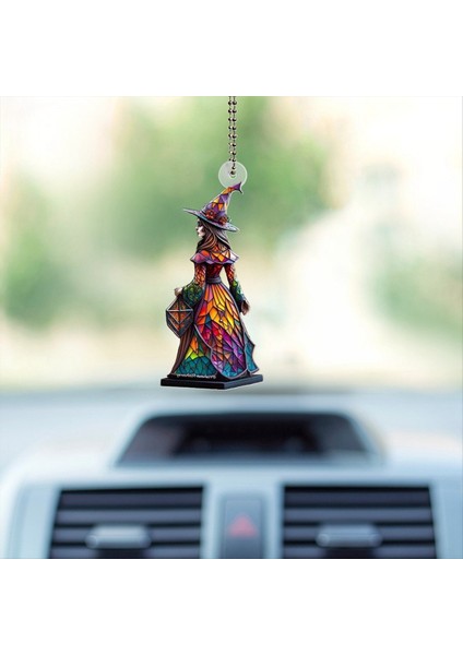 Renkli Peri Kolye Peri Peri Boyalı Stil Kolye Dikiz Ayna Kolye Araba Iç Kolye Hediyesi Noel -Ekorasyon (Yurt Dışından) fırsatları