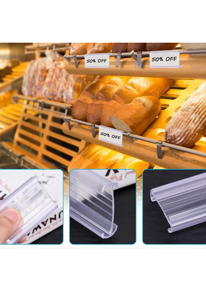 100 Kağıt Ekli 100 Kağıt Raf Etiket Tutucuları Tel Etiket Tutucu Plastik Raf Etiketleri 1-1/4inch Rafları Uyumlu (Yurt Dışından) modelleri