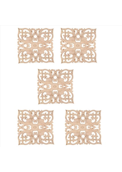 5x Ahşap Çıkarma Tedariki Avrupa Tarzı Aplike Gerçek Ahşap Oyma Aksesuarları ve Perakende (Yurt Dışından)