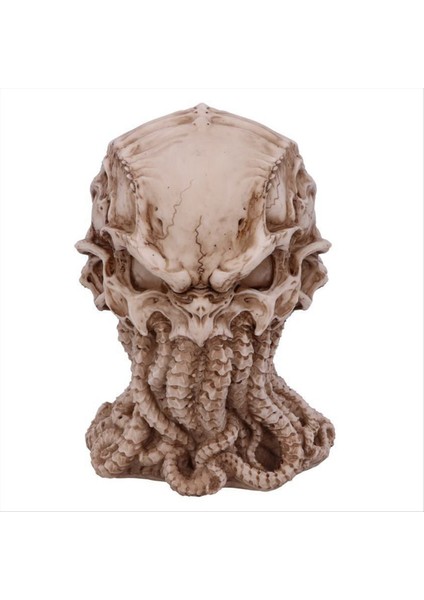 Beyaz Cthulhu Heykeli Cthulhu Kafatası Reçine Süslem Attavatası (Yurt Dışından)