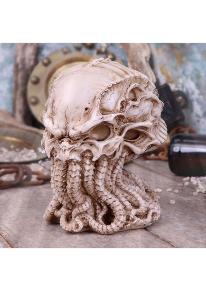 Beyaz Cthulhu Heykeli Cthulhu Kafatası Reçine Süslem Attavatası (Yurt Dışından) fiyatları