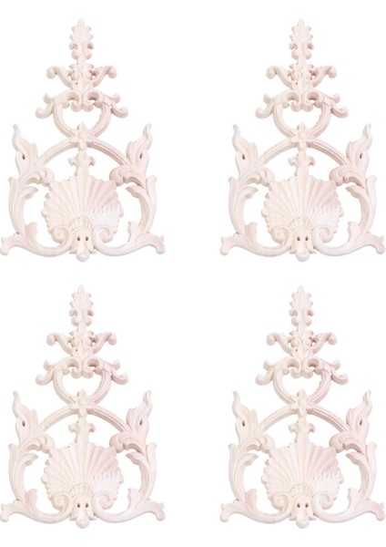 4x Kauçuk Ahşap Oymak (Yurt Dışından)