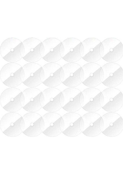 55 Pcs Boyama Çemberi Boşlukları Için Cds Cds CD Duvar Dekoru Şeffaf Yuvarlak Dairesi Dıy El Sanatları Süsleme (Yurt Dışından)