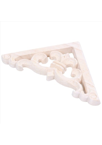 3pcs 8 x 8cm Ahşap Oyma Köşe Onlay Aplike Dekor Mobilya Zanaat Boyasız (Yurt Dışından) modelleri
