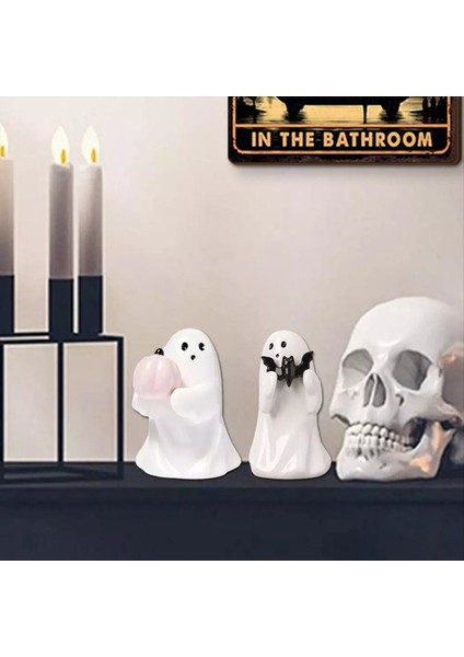 Cadılar Bayramı Reçine Hayalet Cadılar Bayramı Dekoratif Heykelcik Kabak Stili (Yurt Dışından) indirimleri