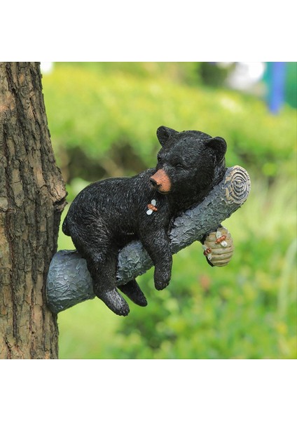 Simülasyon Hayvan Süsleri Siyah Ayı Sarılma Ağacı Heykeli Avlu Açık Dekorasyon Simülasyon Bahçe Duvarı Asma (Yurt Dışından) modelleri