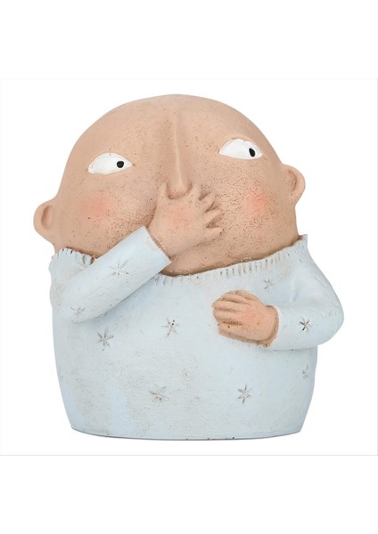 Burun Banyo Heykeli Tutuyor Burun Heykel Kitschy Sevimli Garip Kaba Figürin Reçine Süslemesi Tuvalet Için (Yurt Dışından)