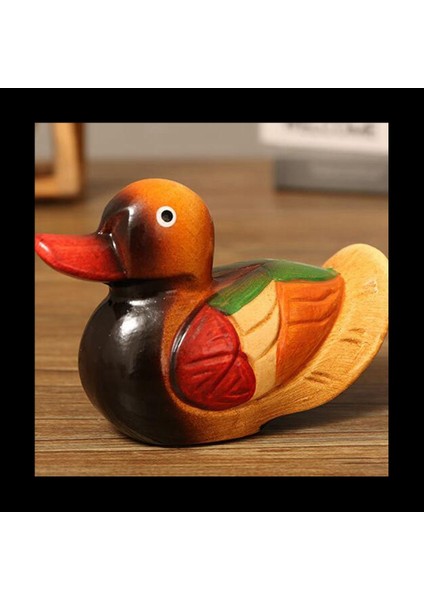 Ahşap Mandarin Ördek Model Dekor 4pcs El Yapımı Düğün Hediyesi Başucu Süsleme Yaratıcı Mandarin Ördek Heykelcik (Yurt Dışından) fiyatları