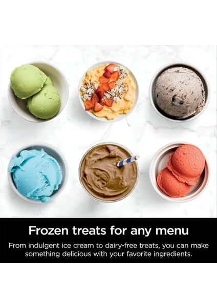 Dondurma Kapları Ninja Creami Pints ​​ve Lids 24OZ Creams Creami Deluxe NC501 NC500 Serisi Kepçe ile (Yurt Dışından) fırsatları