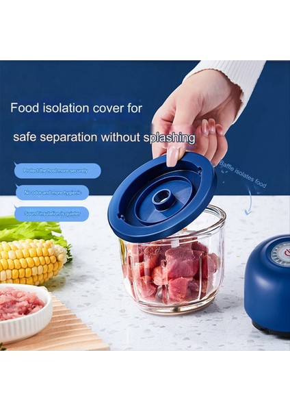 Sarımsak Kıyıcı Taşınabilir Mutfak Robotu, Mini Gıda Kıyıcı Soğan Kıyıcı, USB Şarjlı Kablosuz Et Değirmeni (Yurt Dışından) modelleri