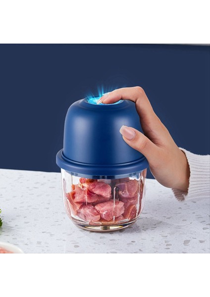 Sarımsak Kıyıcı Taşınabilir Mutfak Robotu, Mini Gıda Kıyıcı Soğan Kıyıcı, USB Şarjlı Kablosuz Et Değirmeni (Yurt Dışından) indirimleri