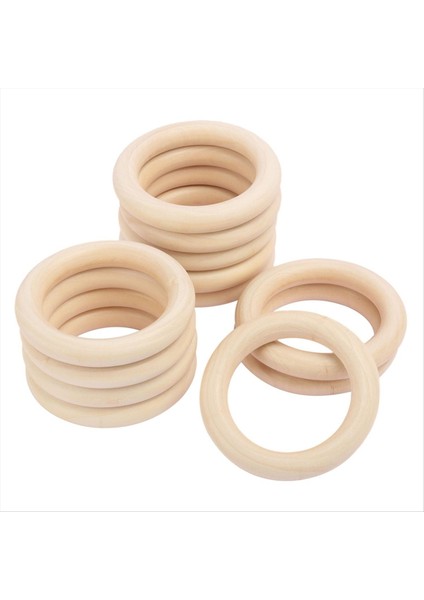 30 Paket Bitmemiş Ahşap Yüzükler Doğal 4 Inç Ahşap Zanaat Halkaları Dıy El Sanatları Mücevher Yapımı Makram ve Ev Dekorasyonu Için (Yurt Dışından) fiyatları